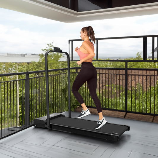 Walking Pad Treadmill With Handrail