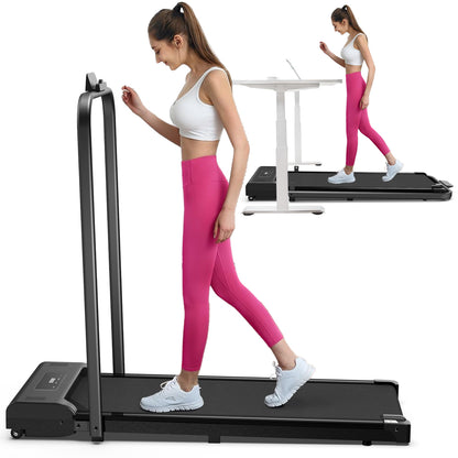 Walking Pad Treadmill With Handrail